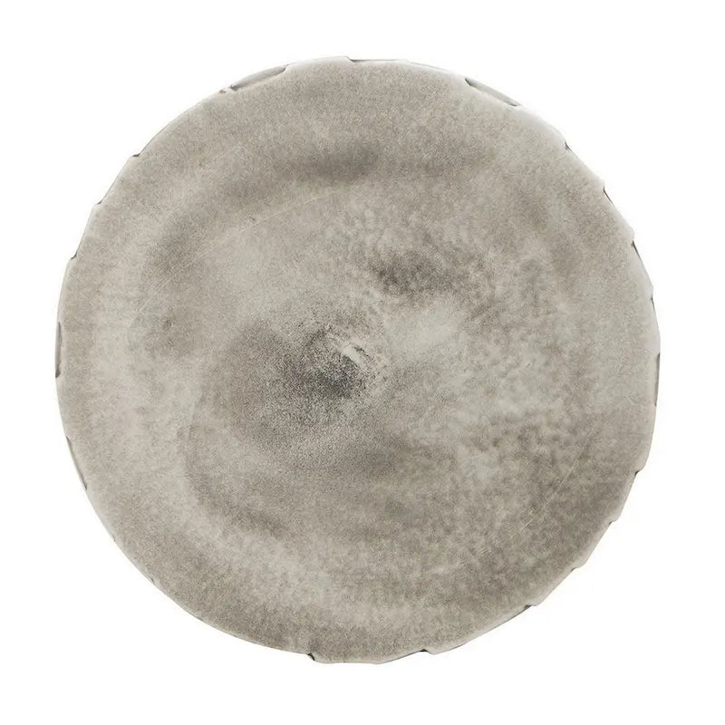Table d'appoint 45 cm, Céramique, Cylindrique, Géométrie texturée