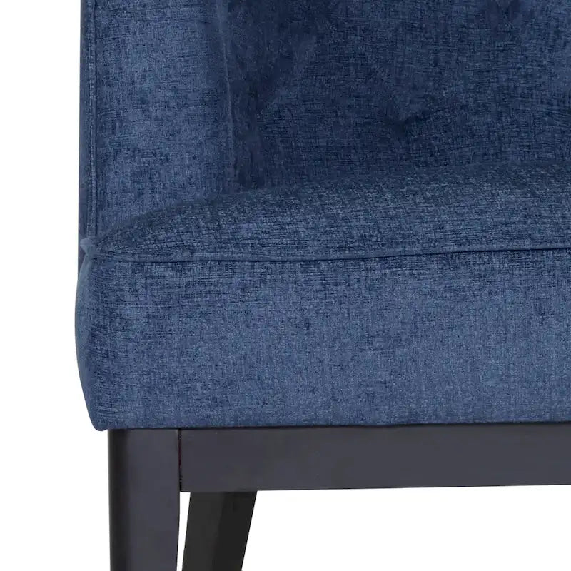 Fauteuils d'appoint capitonnés en tissu ou en similicuir (Lot de 2)