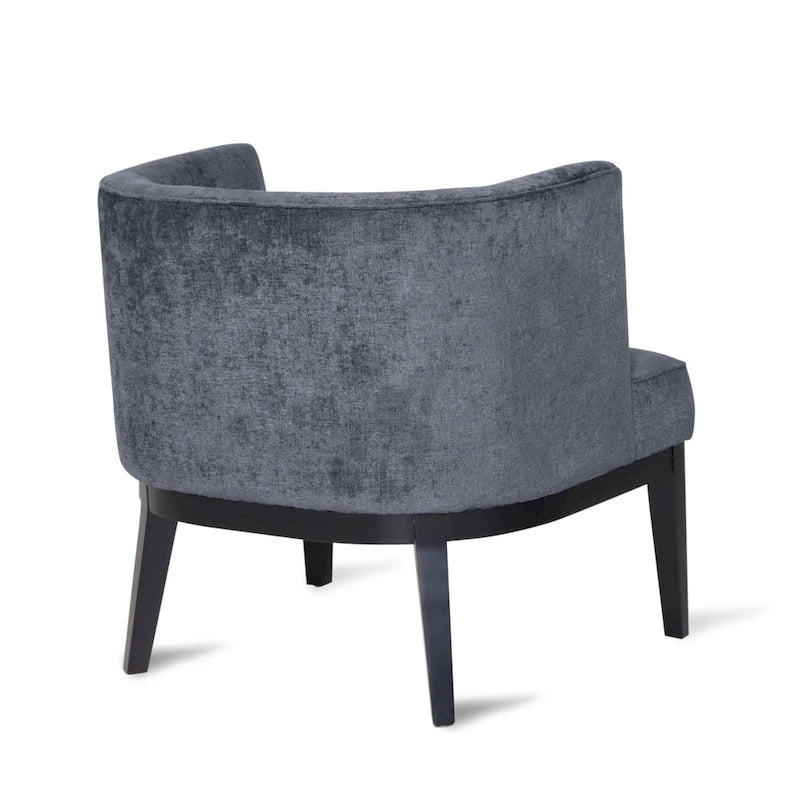 Fauteuils d'appoint capitonnés en tissu ou en similicuir (Lot de 2)