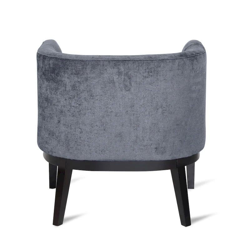 Fauteuils d'appoint capitonnés en tissu ou en similicuir (Lot de 2)