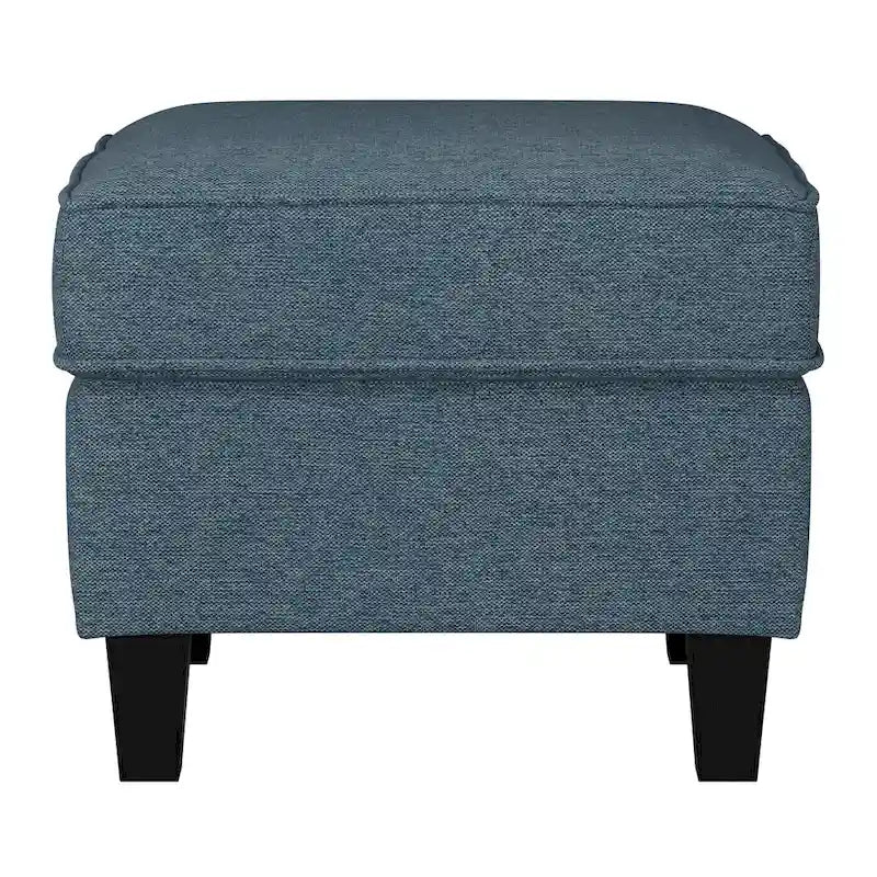 Fauteuil d'appoint 2 pièces avec pouf