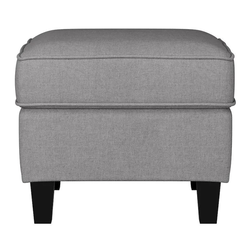 Fauteuil d'appoint 2 pièces avec pouf