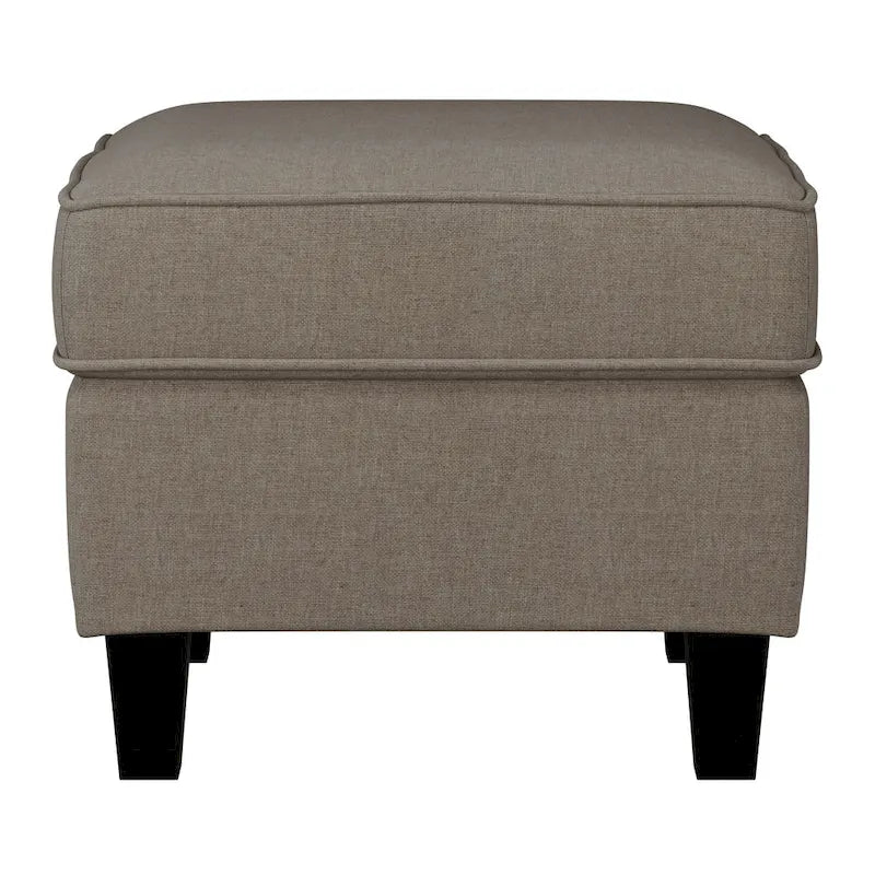Fauteuil d'appoint 2 pièces avec pouf
