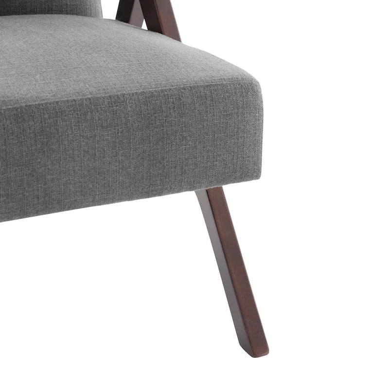 Lot de 2 chaises d'appoint rembourrées pour salon, chambre à coucher