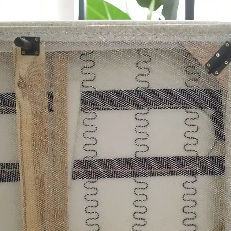 Canapé moderne en coton et lin gris