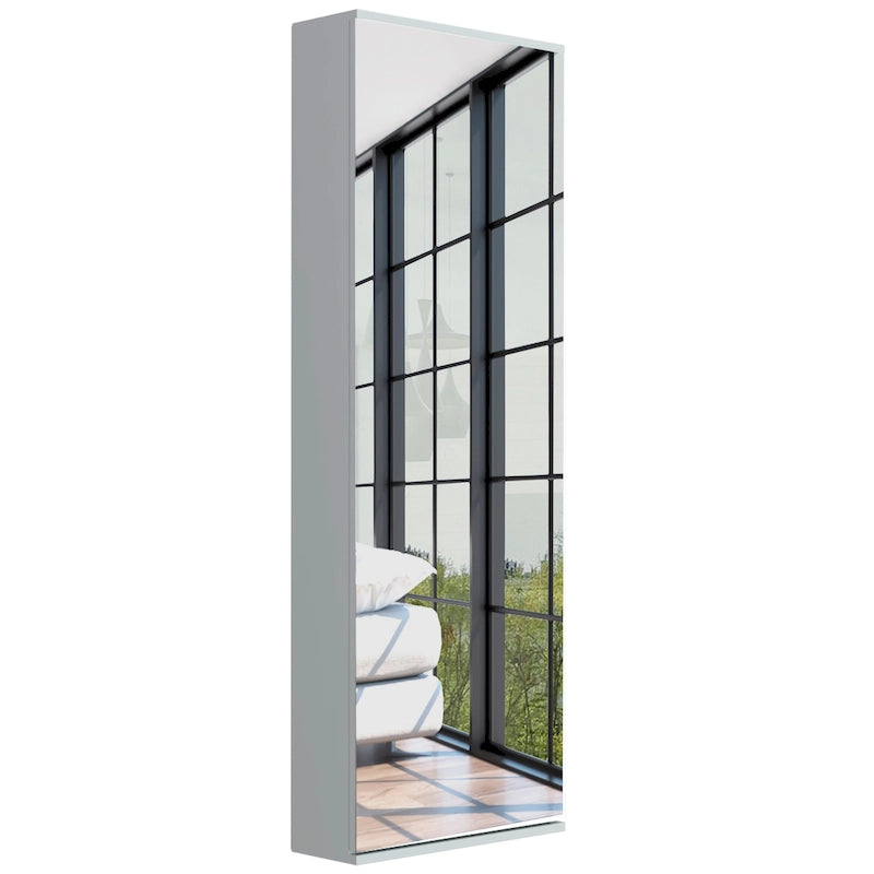 Armoire avec deux portes, deux tiroirs et une tringle de suspension