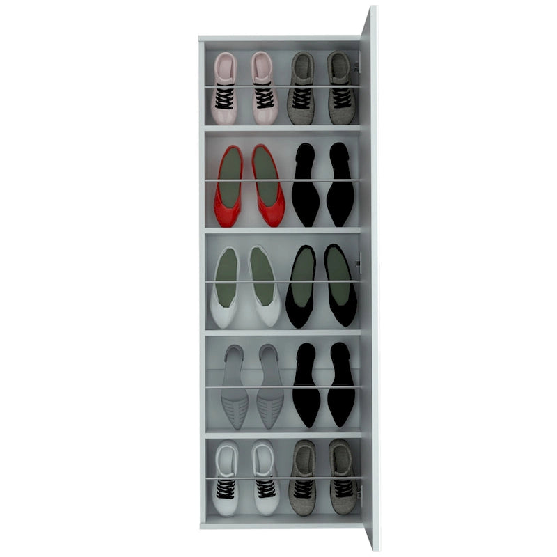 Armoire avec deux portes, deux tiroirs et une tringle de suspension