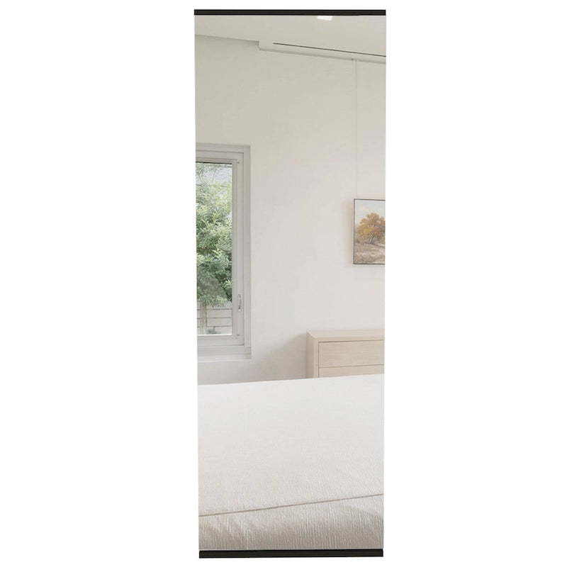 Armoire avec deux portes, deux tiroirs et une tringle de suspension