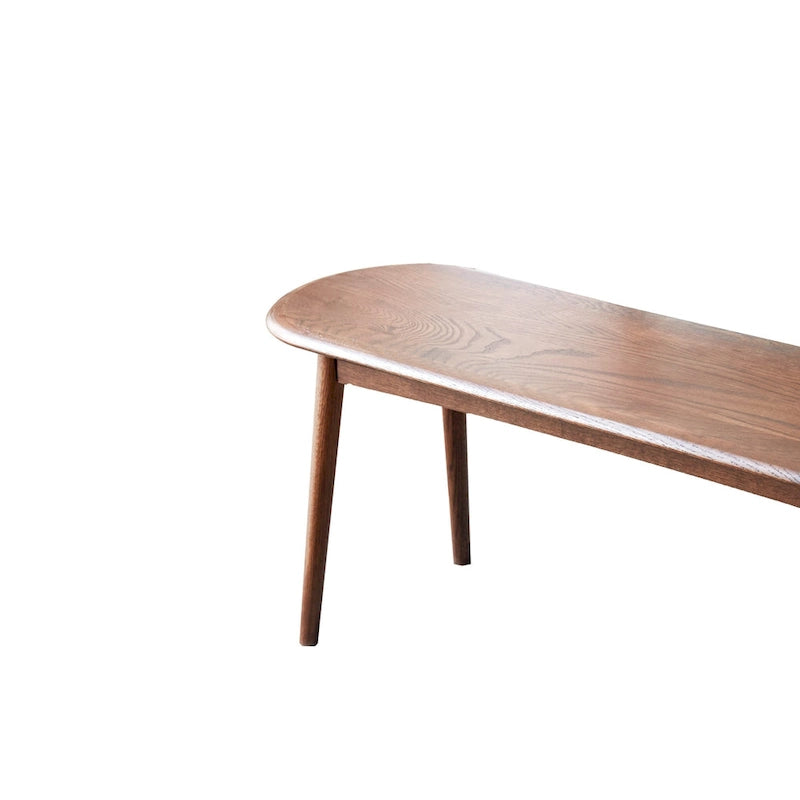 Banc en bois de chêne naturel