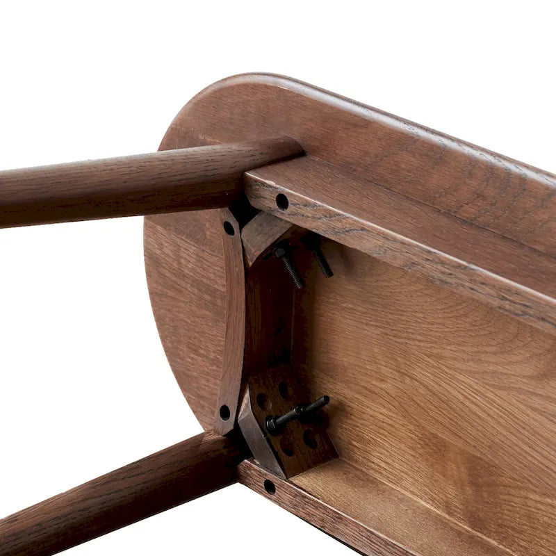 Banc en bois de chêne naturel
