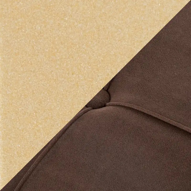 Banc de rangement en velours avec couvercle à charnière