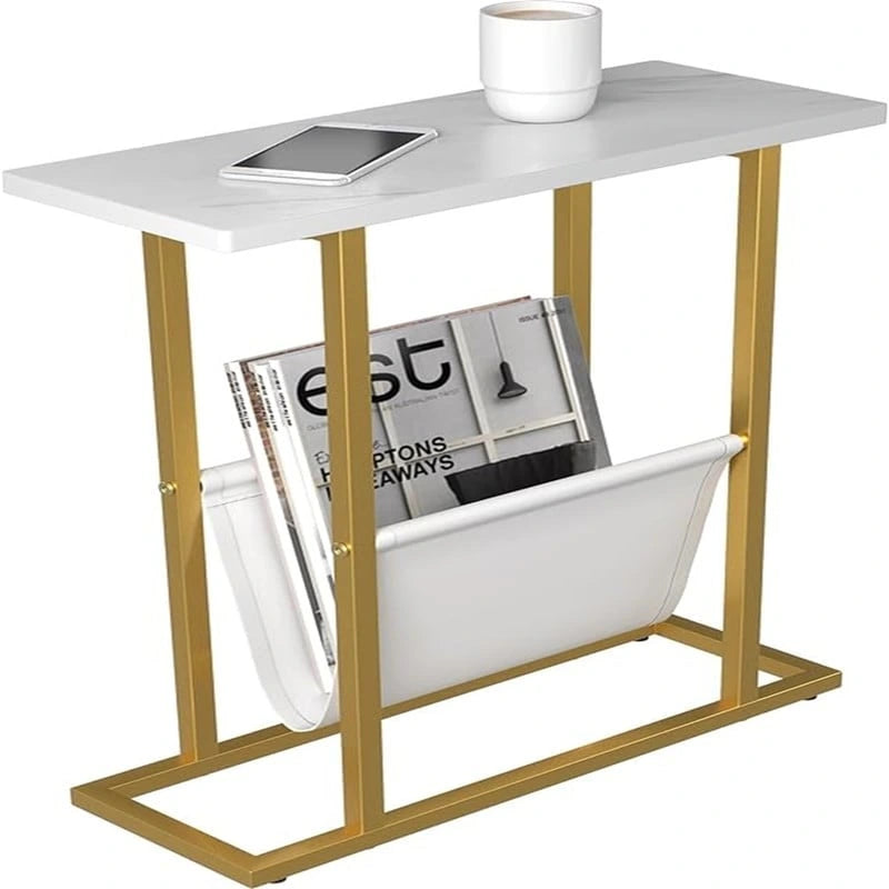 Petite table d'appoint étroite