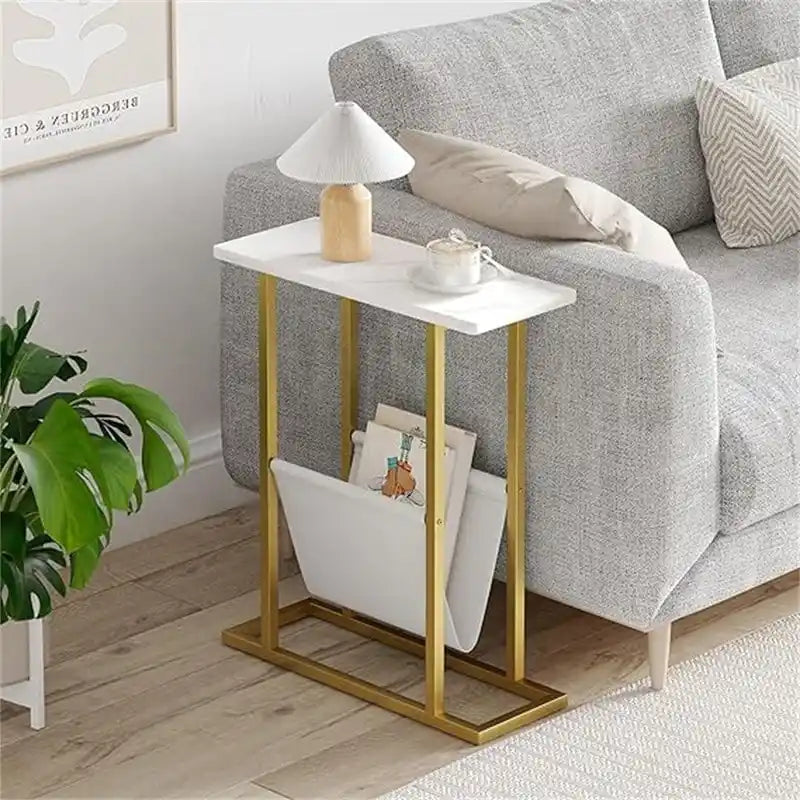 Petite table d'appoint étroite