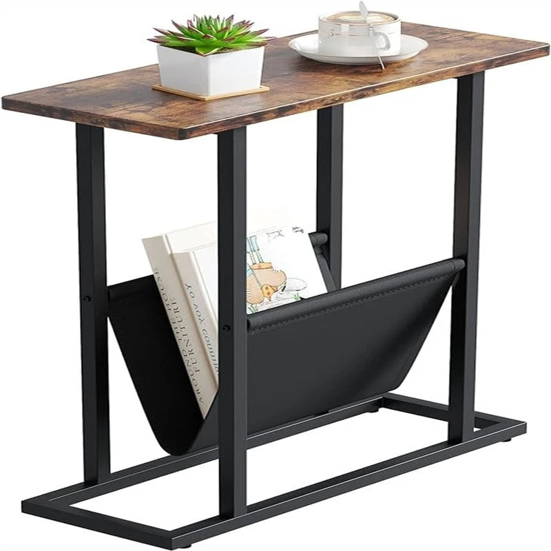 Petite table d'appoint étroite