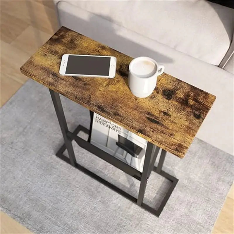 Petite table d'appoint étroite