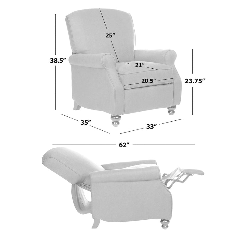 Fauteuil inclinable à pousser