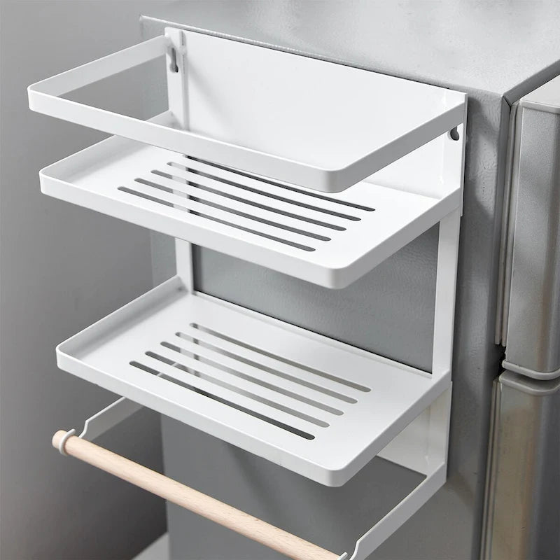 Étagères de rangement magnétiques pour réfrigérateur