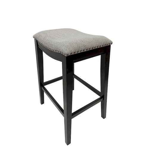 Tabouret de bar 30" en bois avec siège de selle - Lot de 2