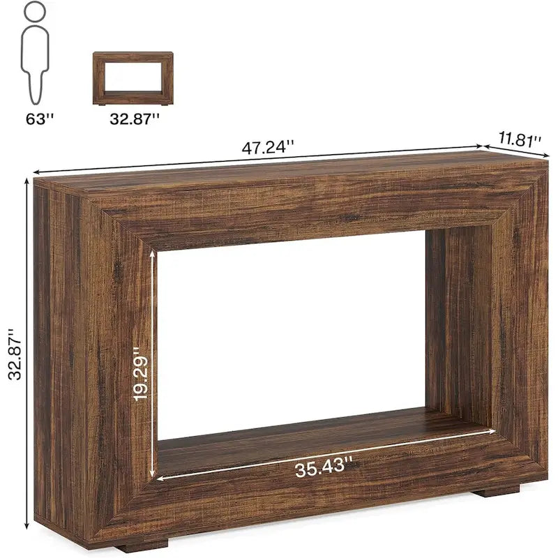 Console rustique pour entrée