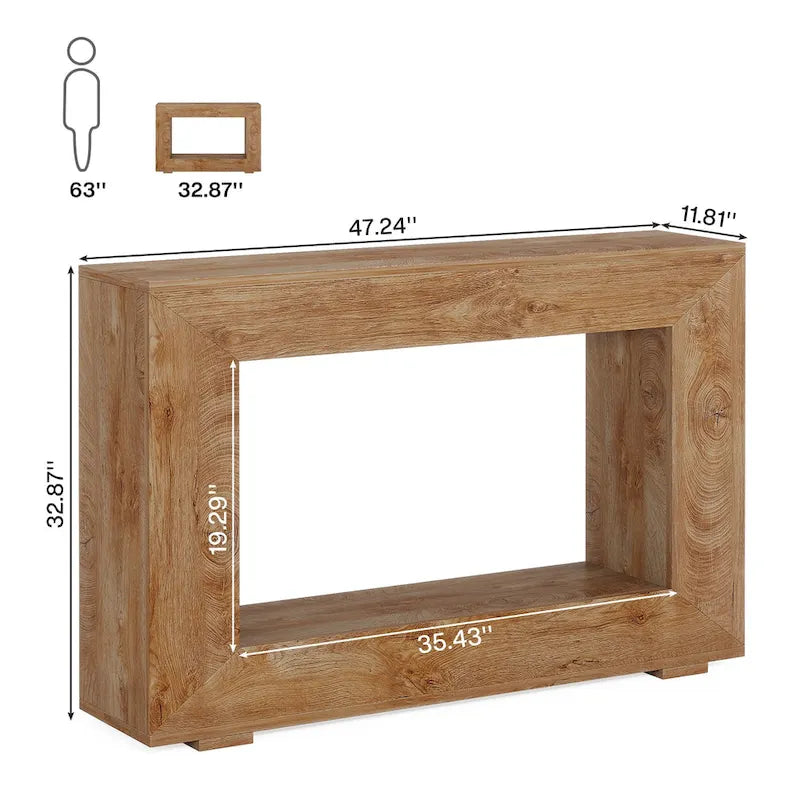 Console rustique pour entrée