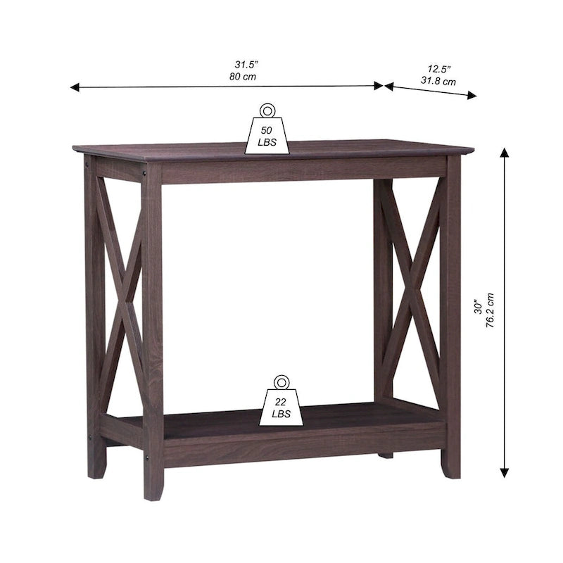 Console de style ferme moderne
