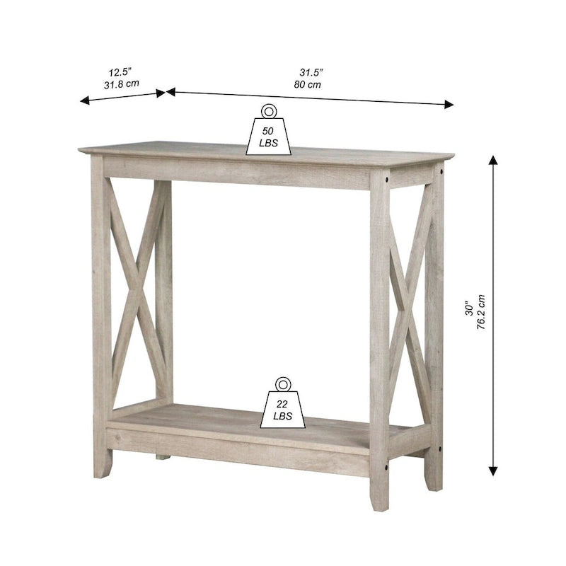 Console de style ferme moderne