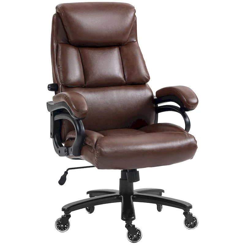 Fauteuil de bureau exécutif grande taille 180 kg, en cuir PU