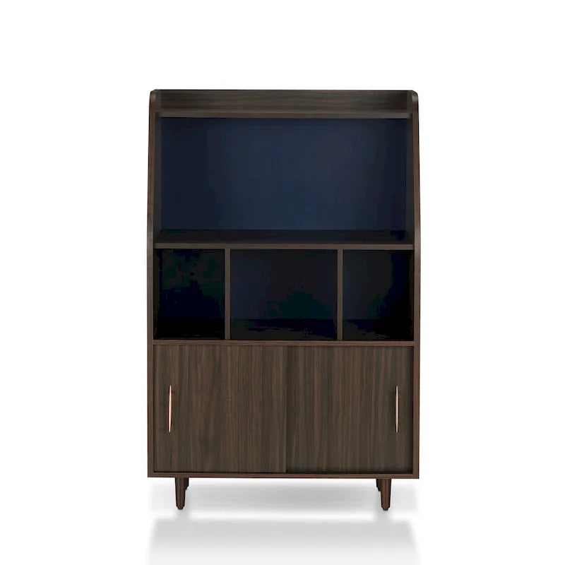 Buffet contemporain marron multi-rangements
