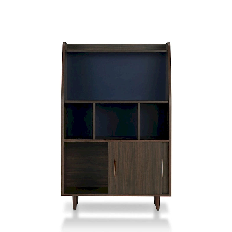 Buffet contemporain marron multi-rangements